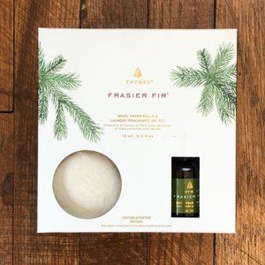Frasier Fir Wool Dryer Balls and Laundry Fragrance Oil Set